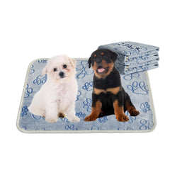 Qeils reusable puppy pad top view shows absorbent surface for training