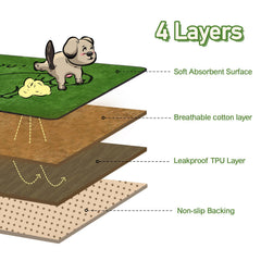Qeils farting-dog-design pads add playful charm to routine potty time.