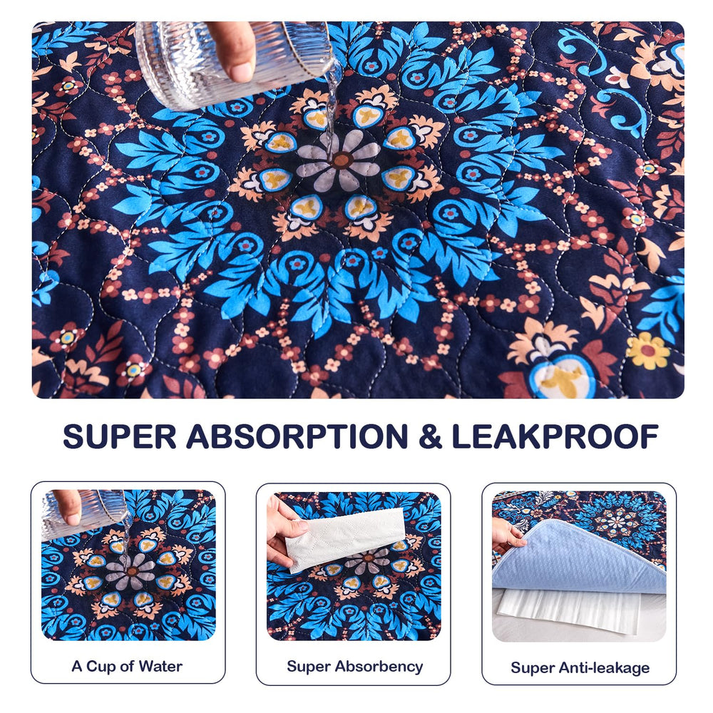 Qeils Washable Pee Pad core provides high absorption for easy potty training.