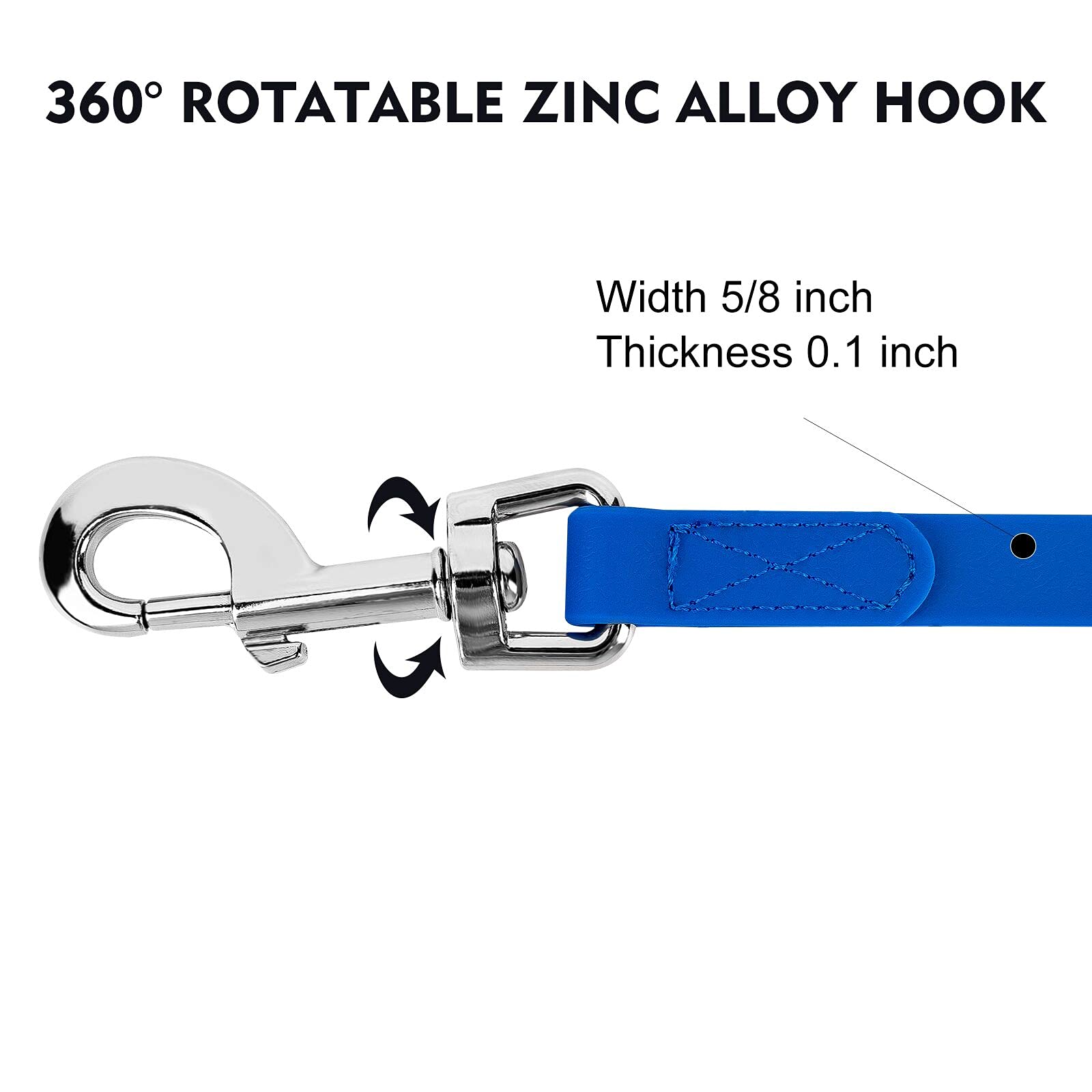 Qiaosite 15ft training leash, great for teaching recalls in open spaces.