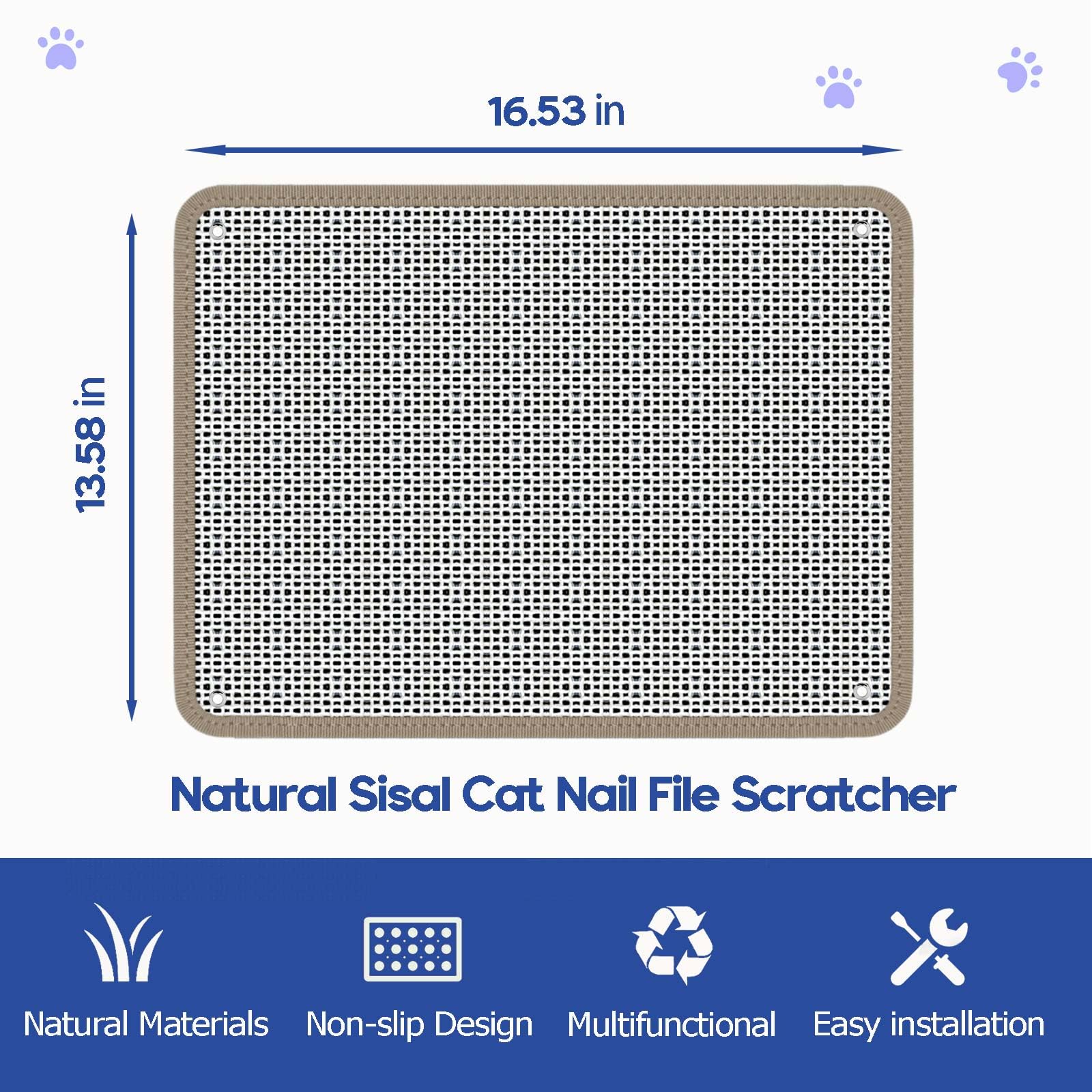 QICIKRASE expansion screws enable sturdy floor-mat mounting.