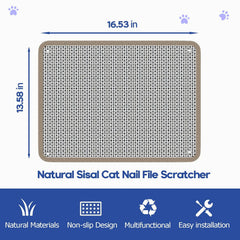 QICIKRASE expansion screws enable sturdy floor-mat mounting.