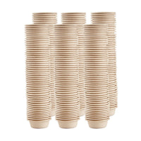 QIHYCUF Gecko feeding cups 0.5 oz, natural plant fiber, convenient for small reptiles.