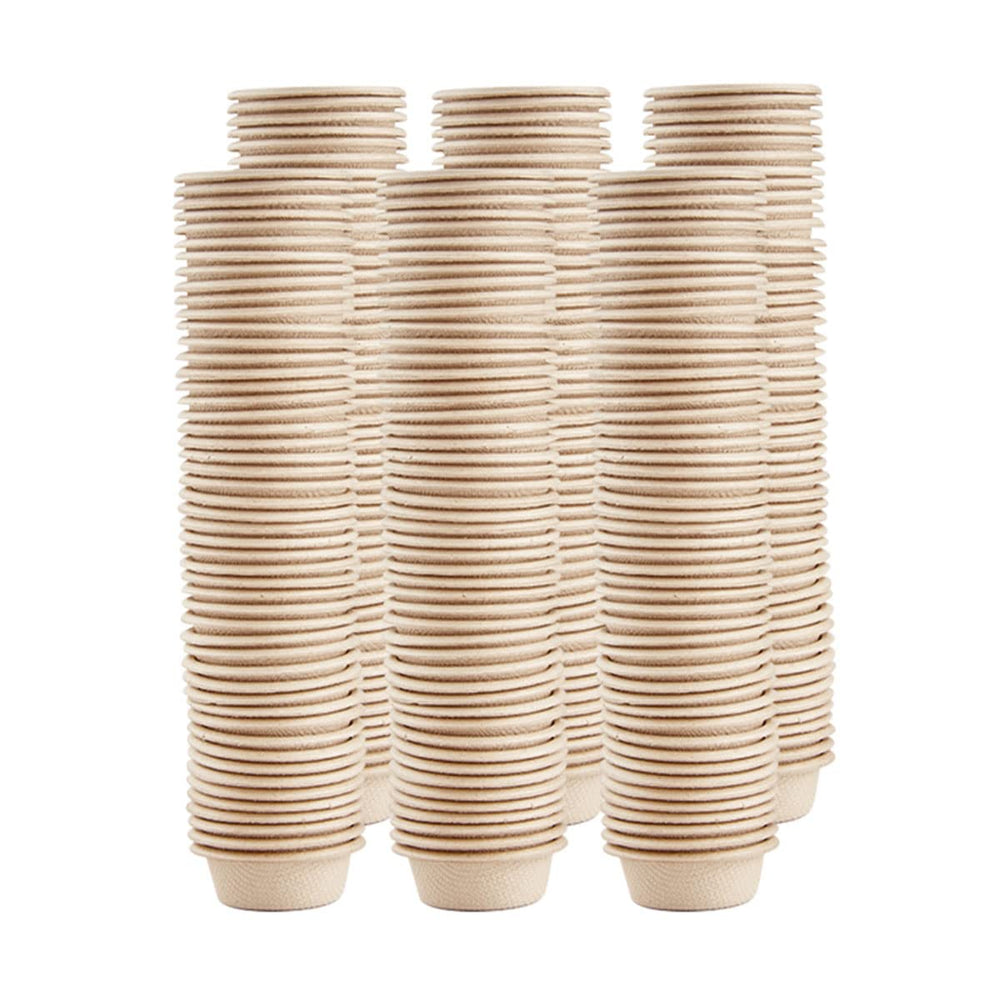 QIHYCUF Gecko feeding cups 0.5 oz, natural plant fiber, convenient for small reptiles.