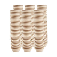 QIHYCUF Gecko feeding cups 0.5 oz, natural plant fiber, convenient for small reptiles.