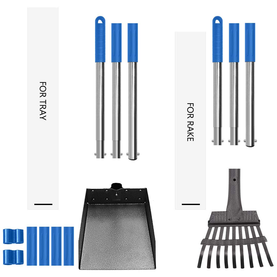 QiMH stainless steel tray and rake design is easy to clean and long-lasting.