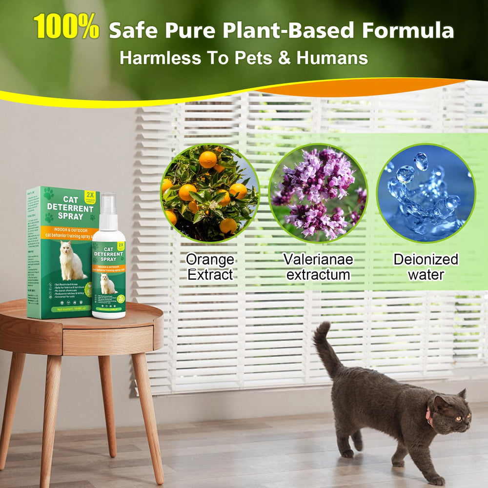QINGQIYUE cat deterrent spray on garden plants protects outdoor areas