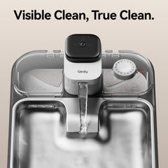 Qinliy battery compartment highlights cordless operation for uninterrupted drinking on demand.