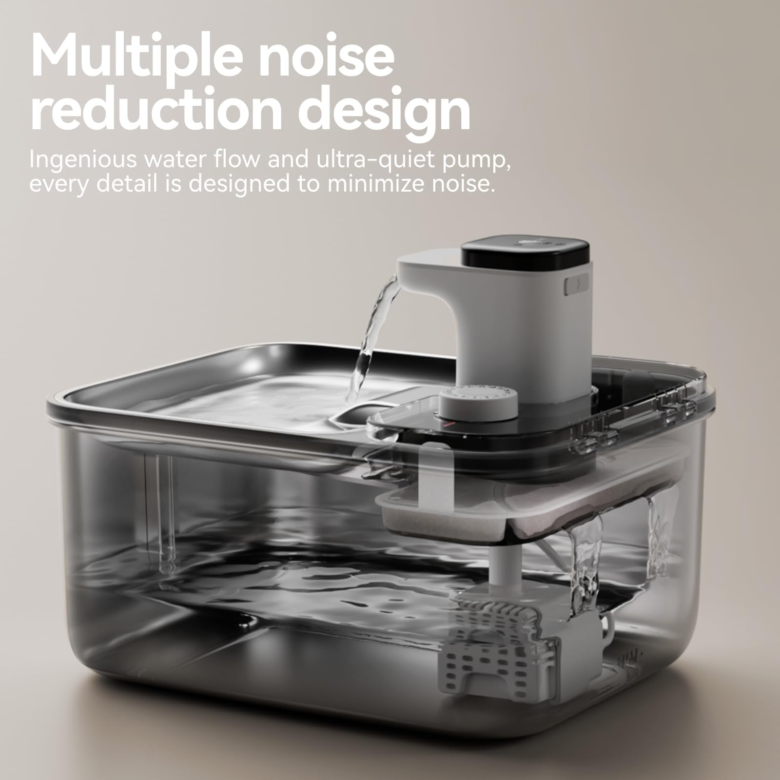 Qinliy filter window design enables quick checks without disassembly.