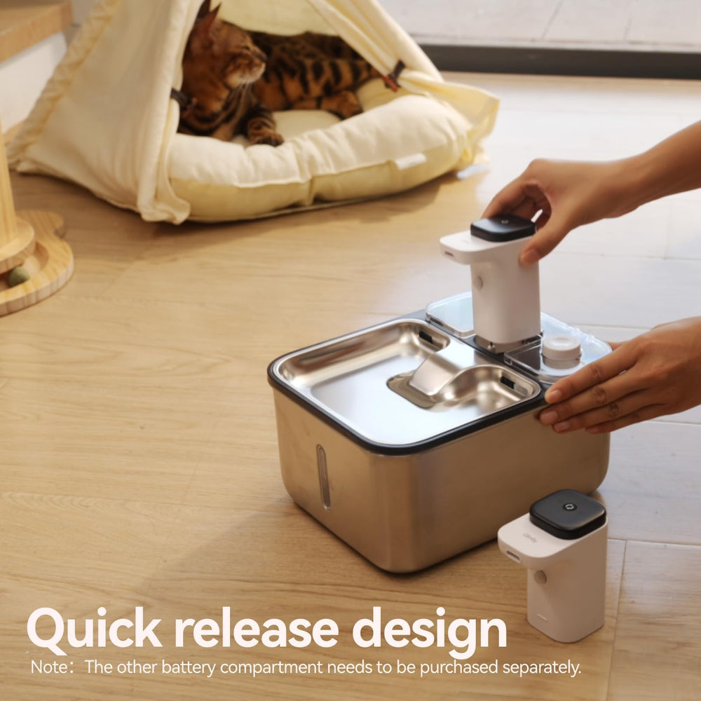 Qinliy ultra quiet pump keeps a peaceful drinking environment.