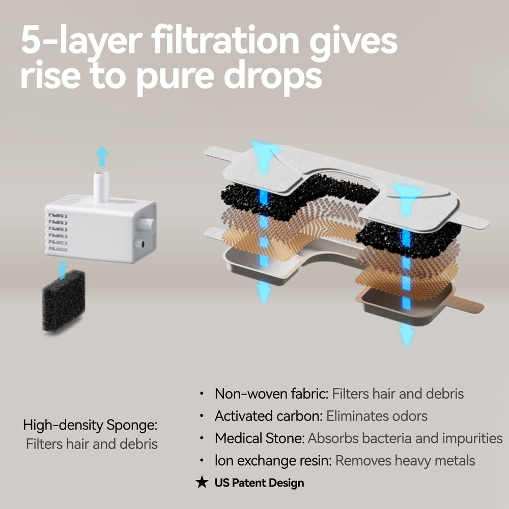 Qinliy ultra-quiet pump provides smooth, low-noise water flow.