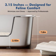 Qiuma easy-clean surface makes rinsing quick and thorough