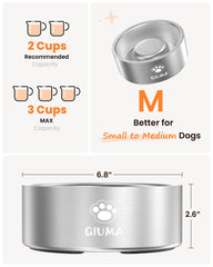 Qiuma silver stainless steel bowl for a sleek, easy-to-clean surface.