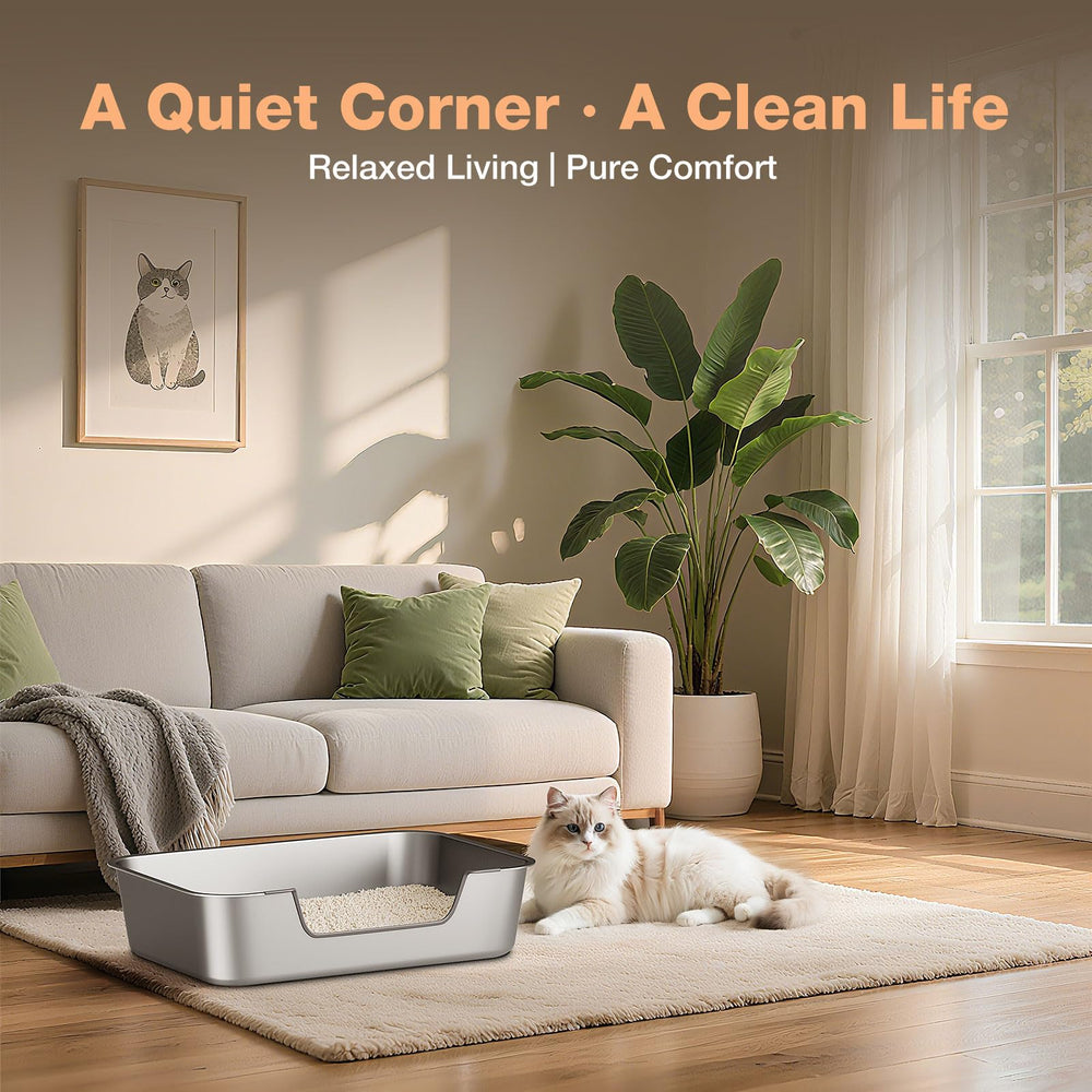 Qiuma odor-resistant stainless steel helps keep your home smelling fresh.
