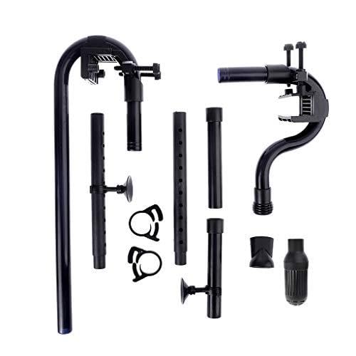 QIXIAMO canister filter inlet-outlet tube 43.5 cm improves water circulation.
