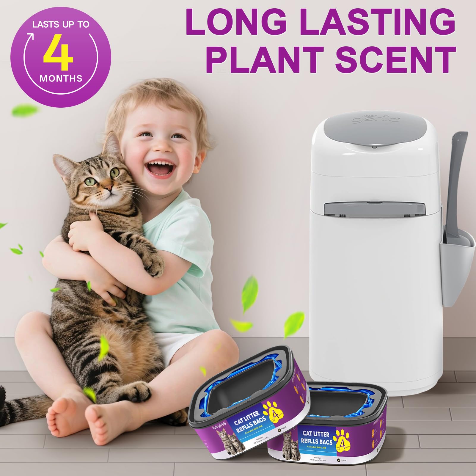 Qltytoy 7-layer EVOH odor-control material visible in refill design.
