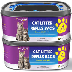 Qltytoy cat litter refill bag 28ft jumbo designed for Standard compatibility and extended use.