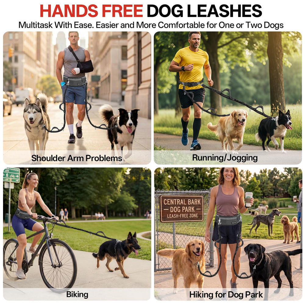 Qltytoy partitioned waist pouch keeps essentials organized on walks