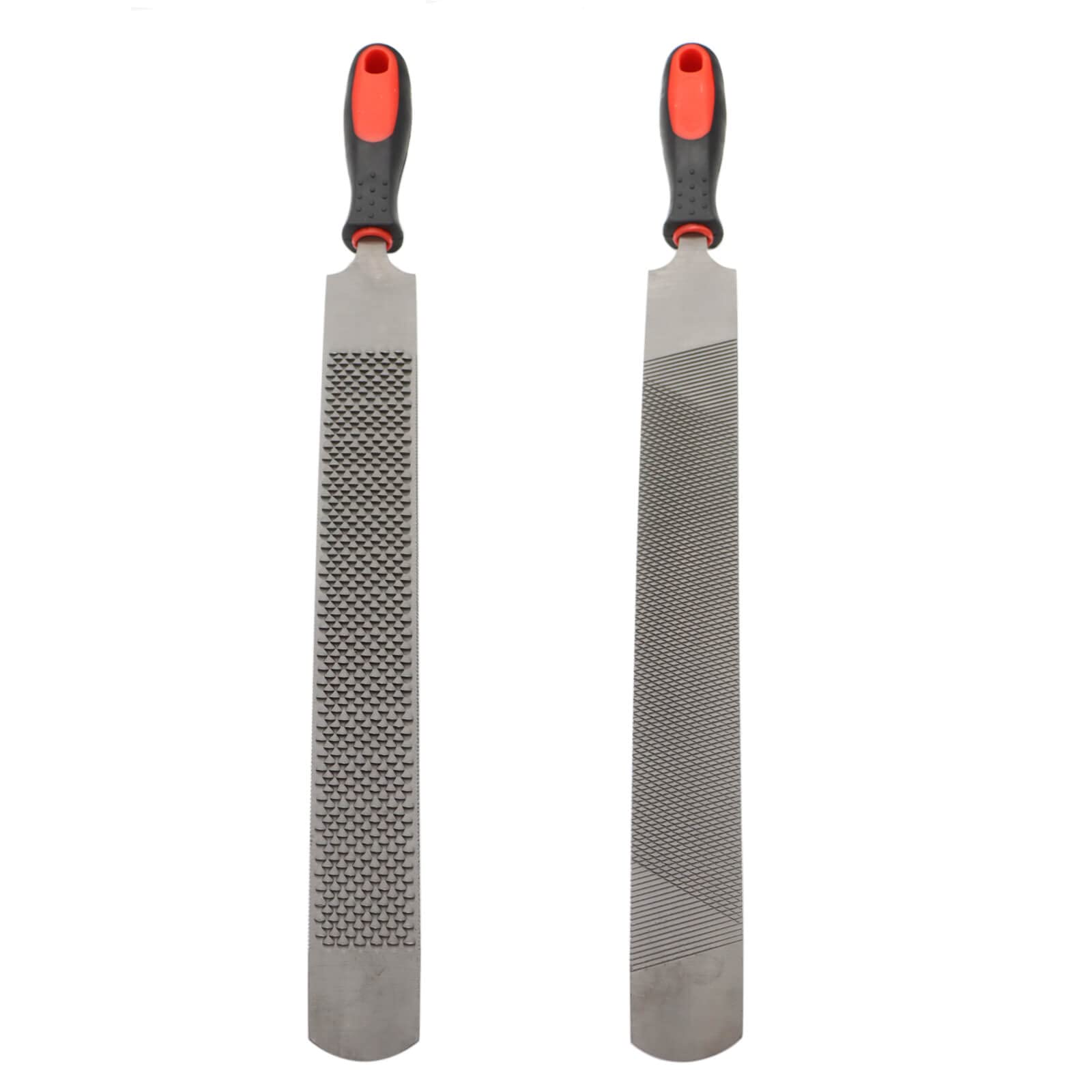 Qlvily hoof rasp fine-tooth side for detailed shaping and smoothing.