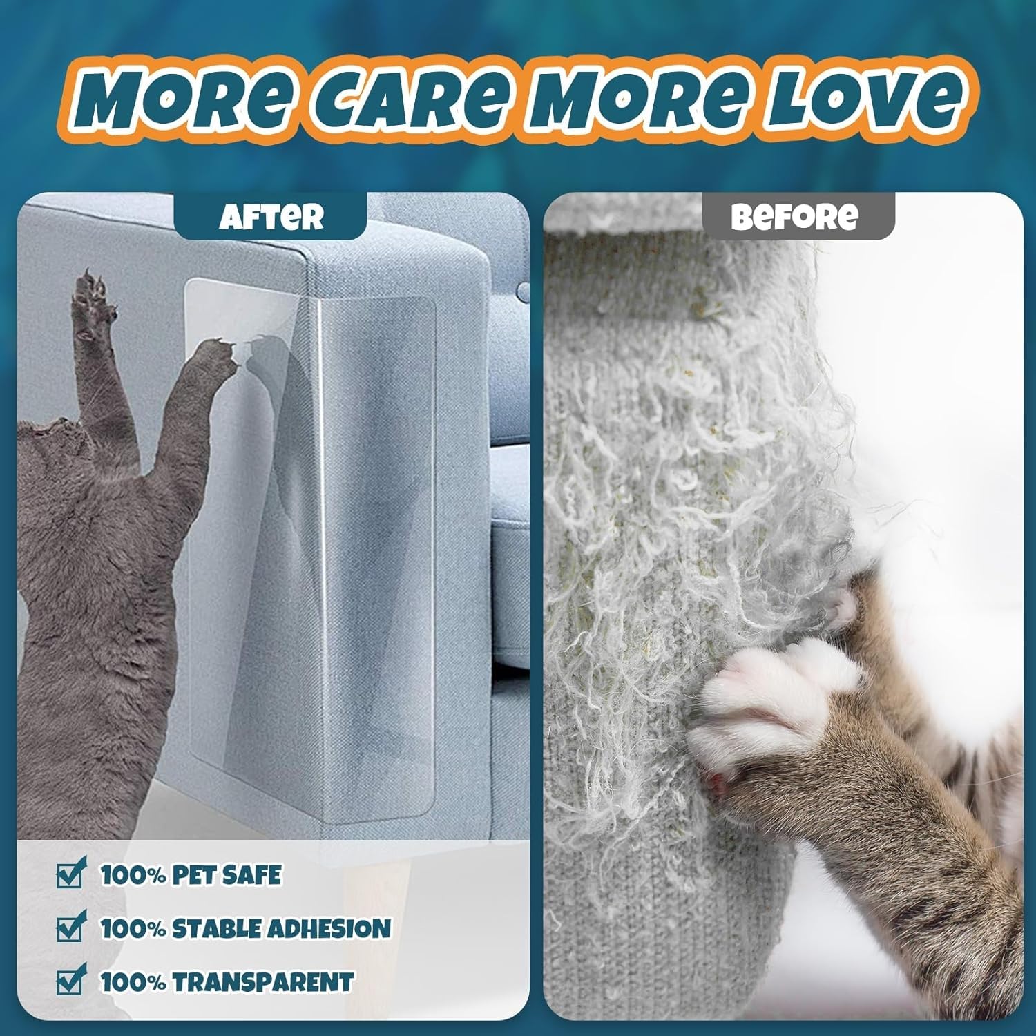 Qlyxang family-friendly cat-scratch protection for homes with pets.
