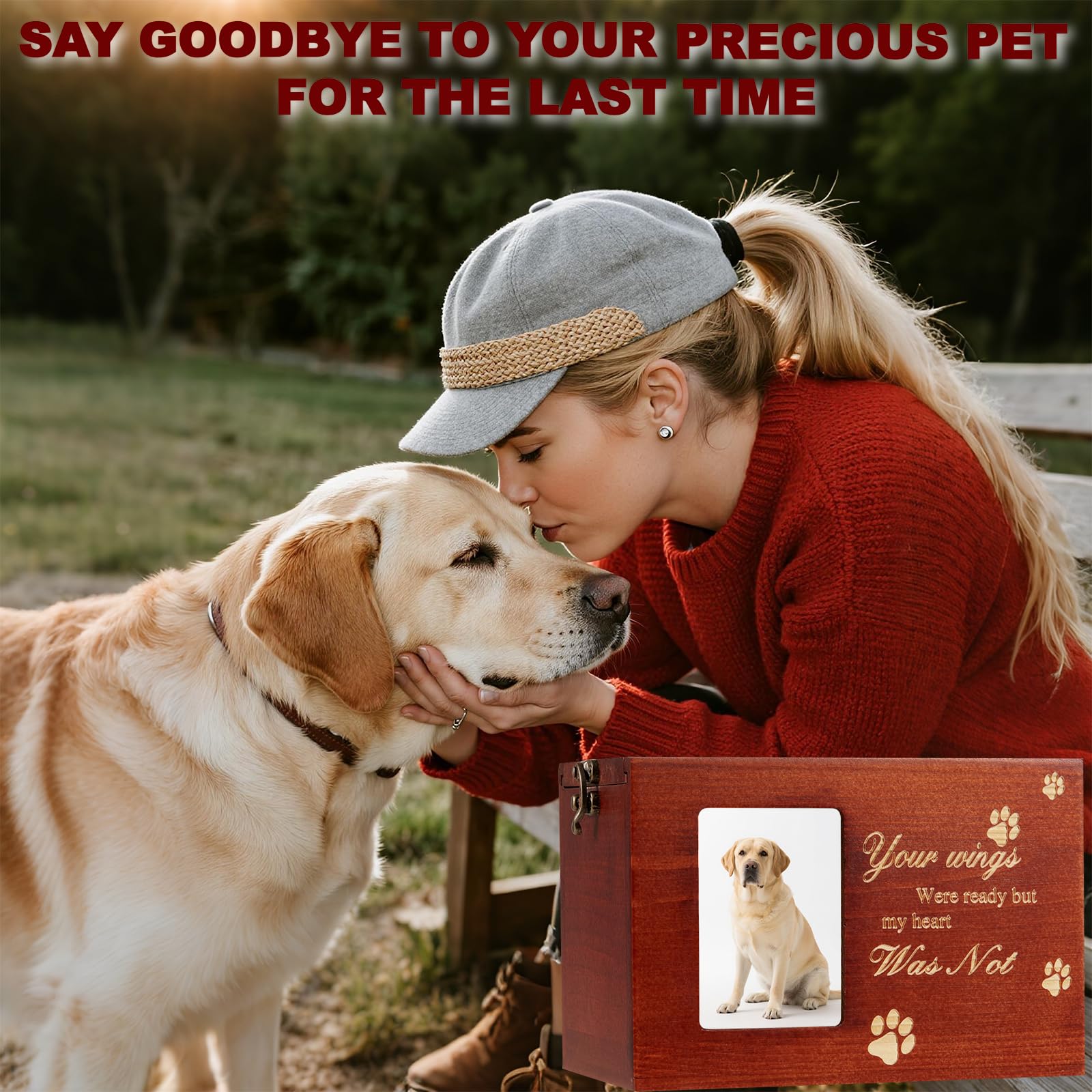 QMoveltyF rainbow bridge motif evokes gentle remembrance for pets.