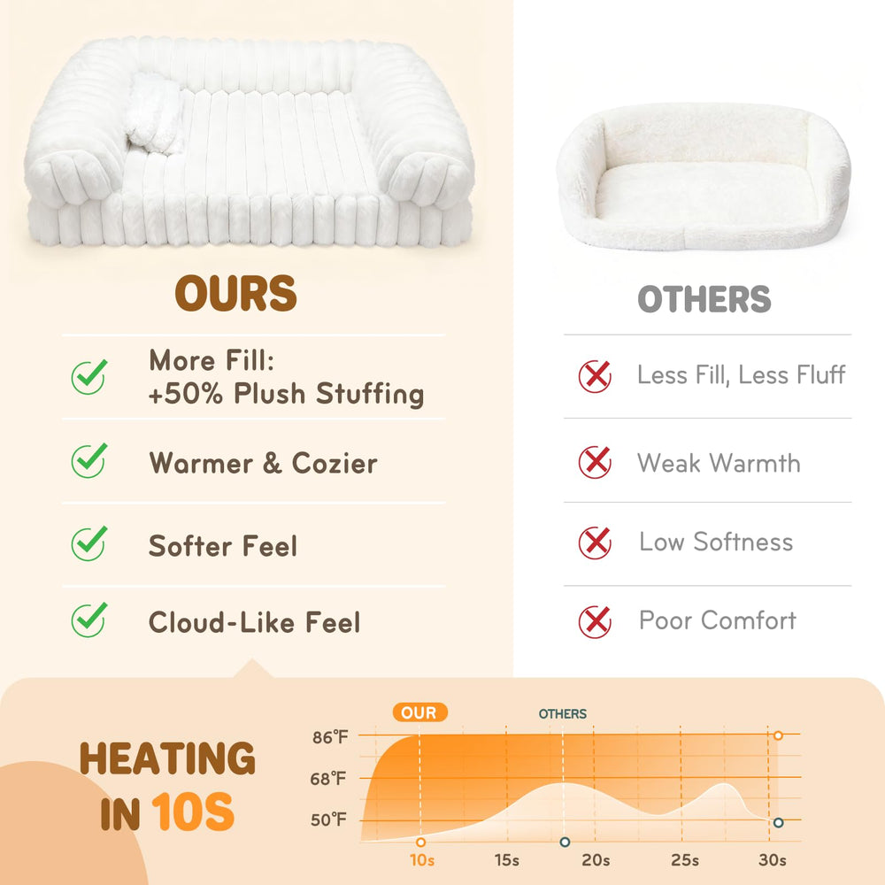 QOKO Cat Bed removable cover simplifies machine washing.
