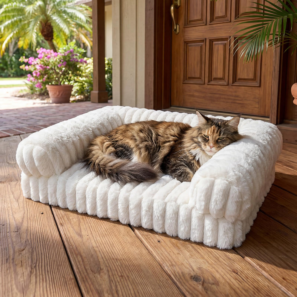 QOKO Cat Bed with self-warming feature for cozy warmth.