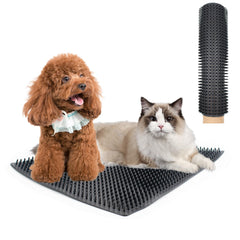 QoTang textured PVC close-up highlighting durable, fur-friendly scratching sessions.