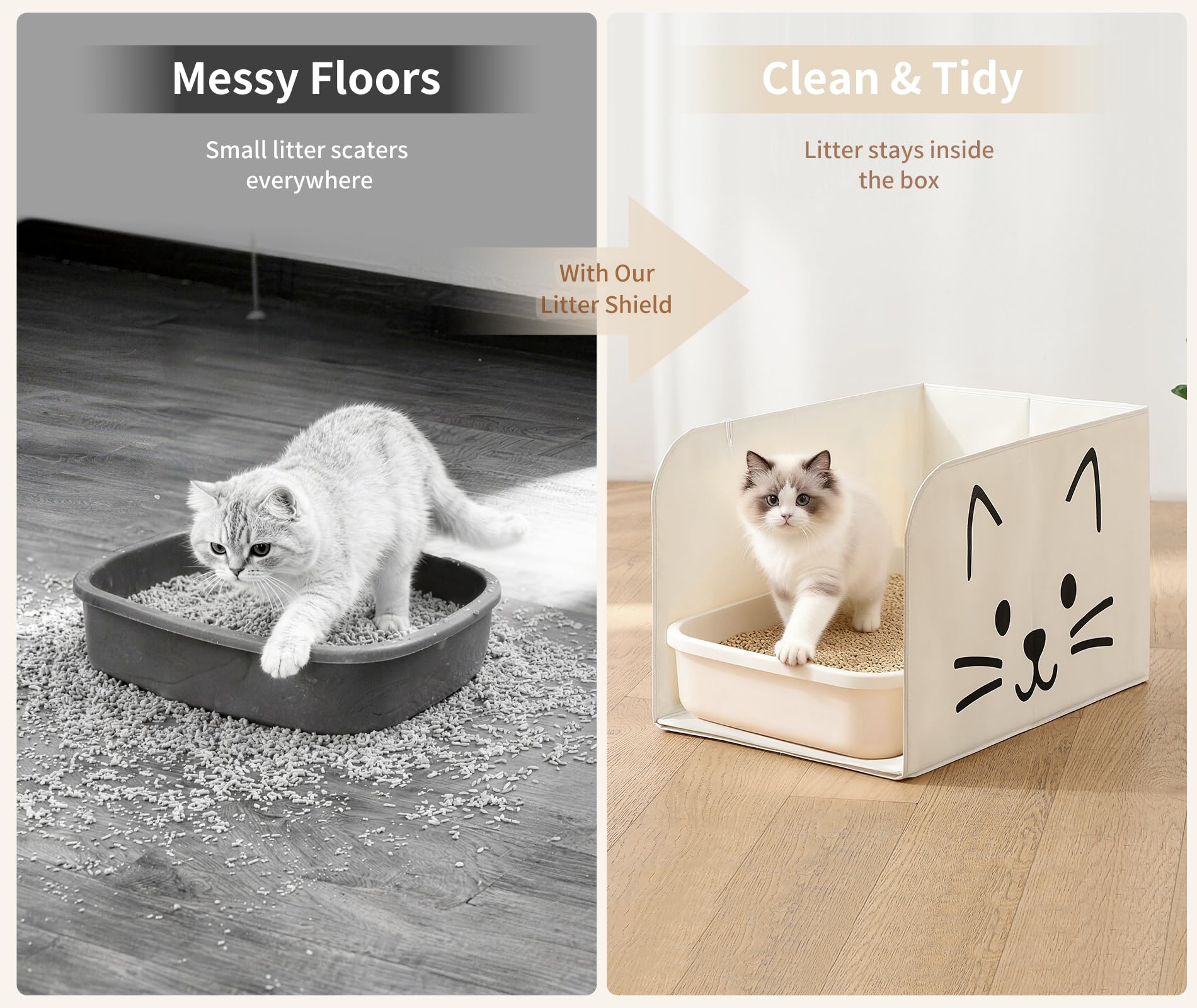 Qozary foldable enclosure offers quick setup and space saving storage.