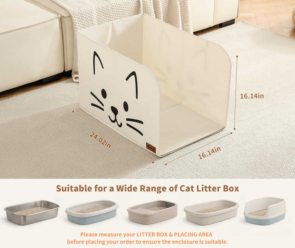 Qozary included removable waterproof mat helps trap moisture and odors.