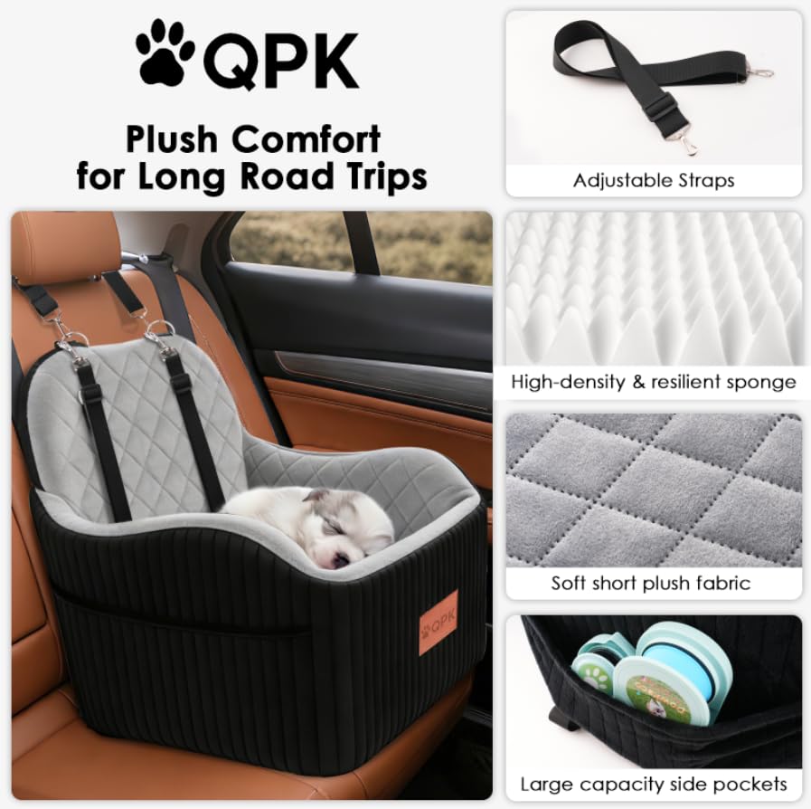 QPK Booster Seat fits both front and back seats in cars