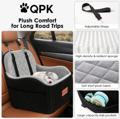 QPK Booster Seat fits both front and back seats in cars