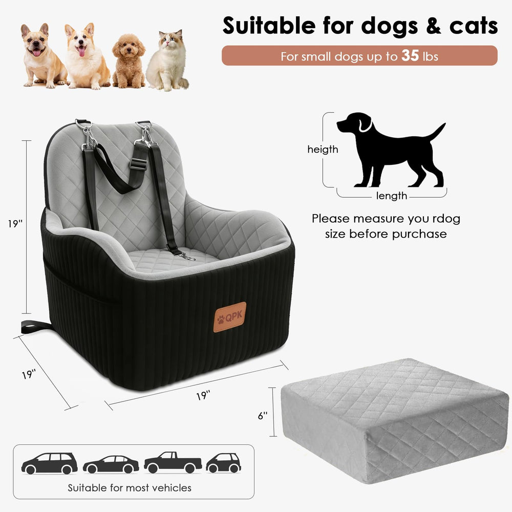 QPK Non-slip bottom keeps seat in place and protects interior