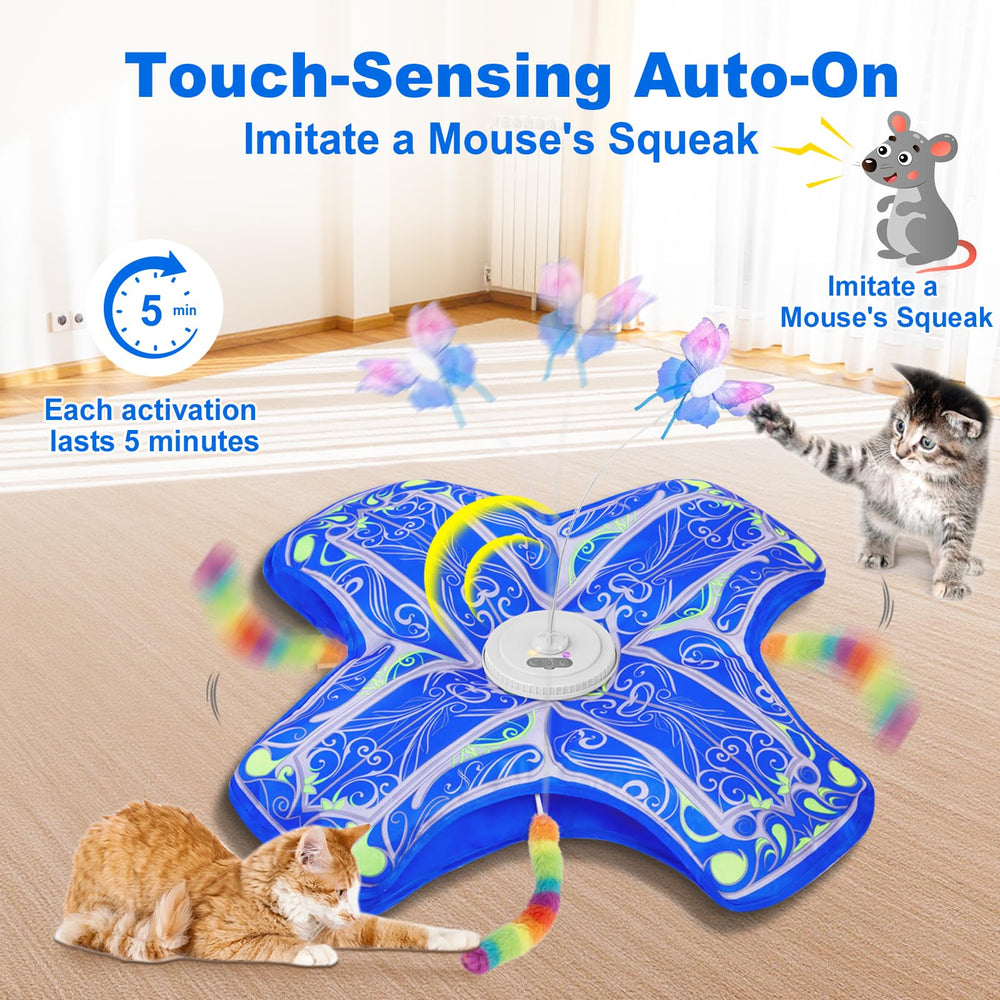 Qraxond rechargeable battery powers long play sessions for extended engagement.