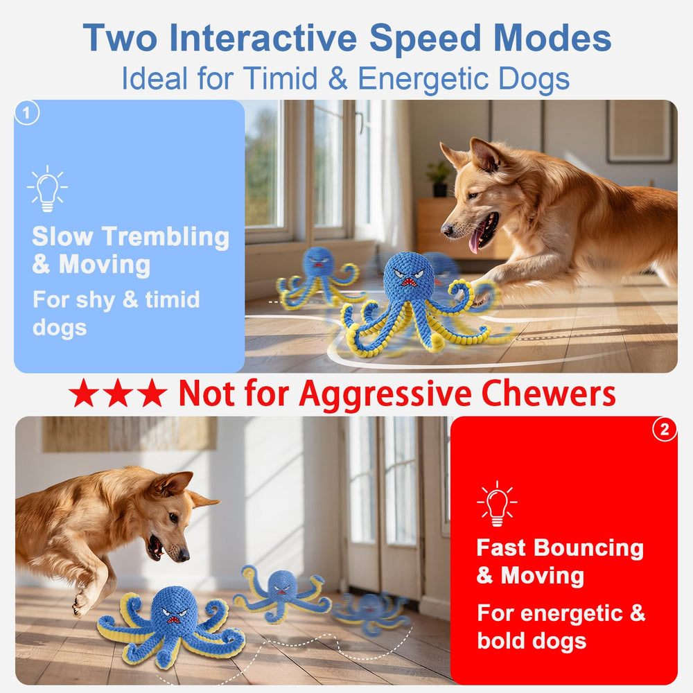 Qraxond dog ball with bouncing action for interactive sessions