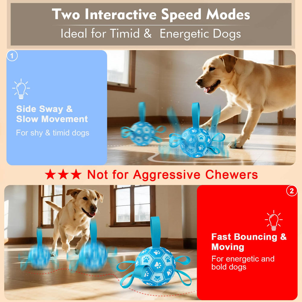 Qraxond interactive ball in red mode for lively outdoor play