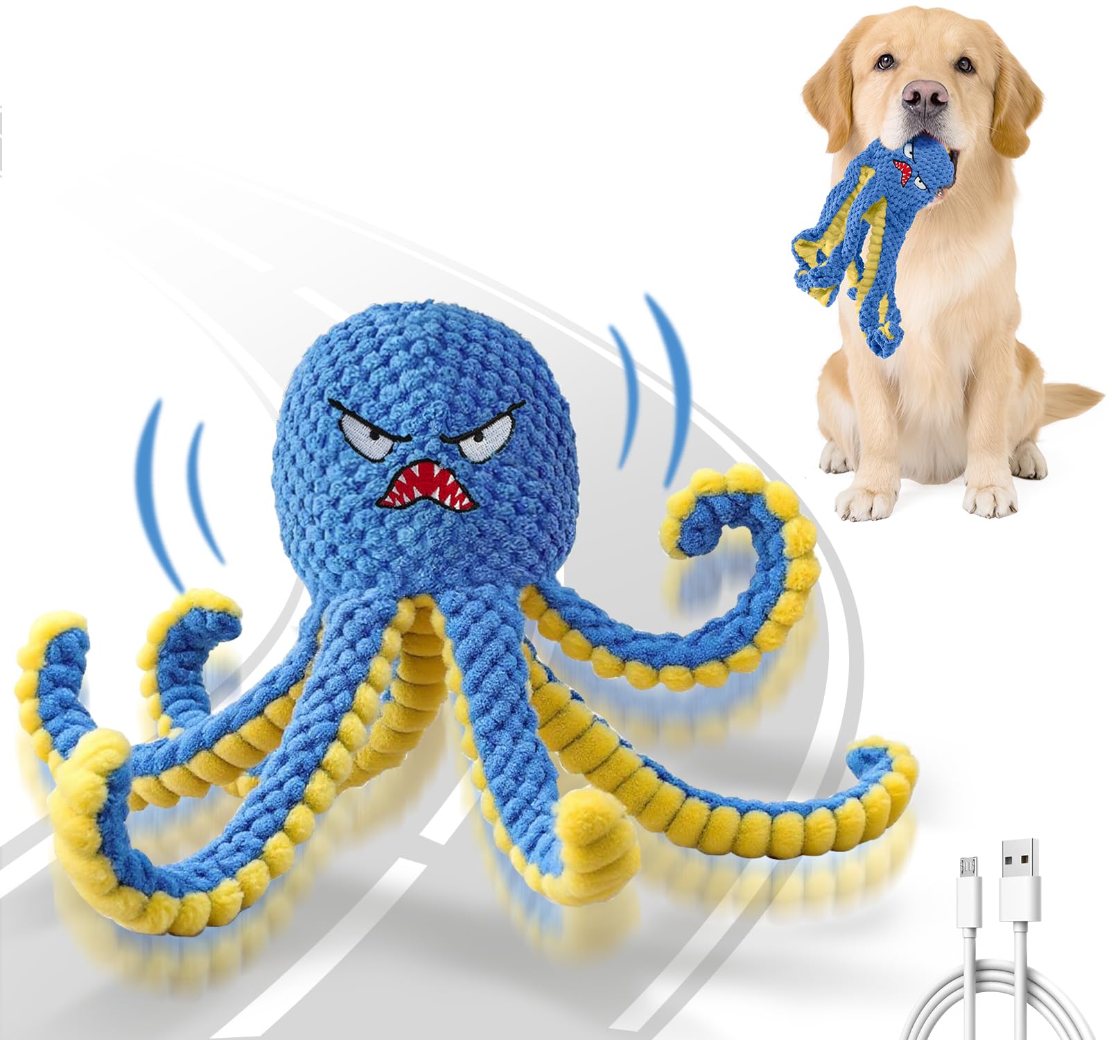 Qraxond octopus plush cover promotes gentle indoor play