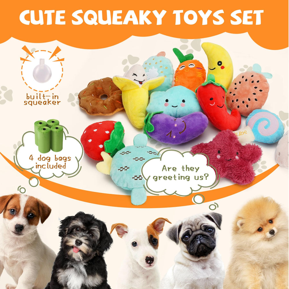 Close-up of QTwoof squeaky toy showing the squeaker for interactive play.