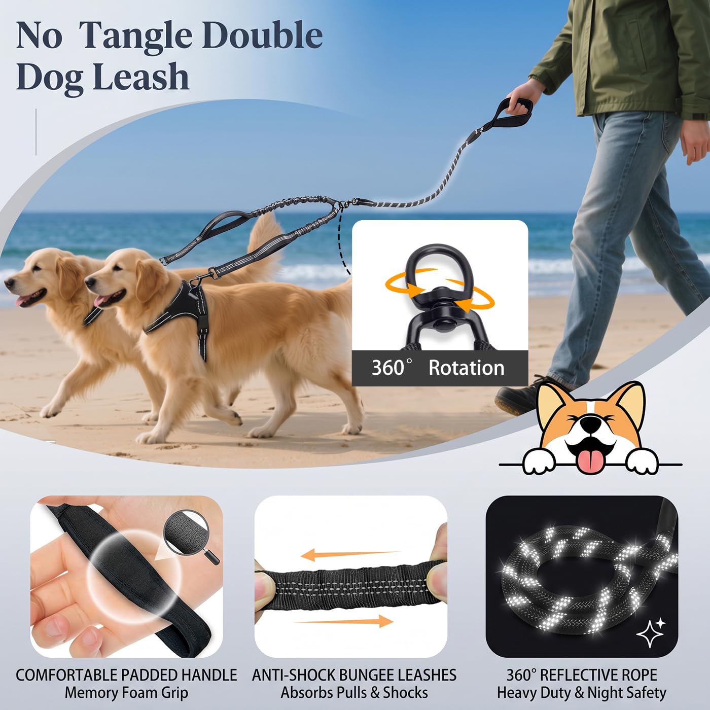 Quan Duo Duo dual handles provide easy control in crowded streets
