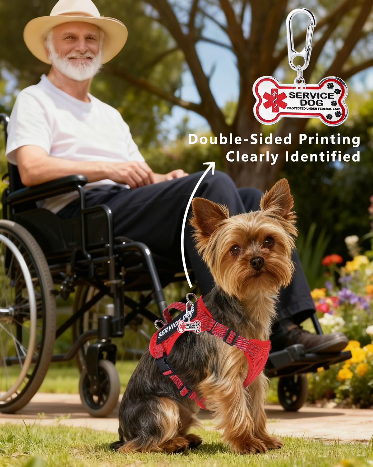 QUDLIMO vest suitable for Chihuahua, Yorkie, and Dachshund with training-ready design