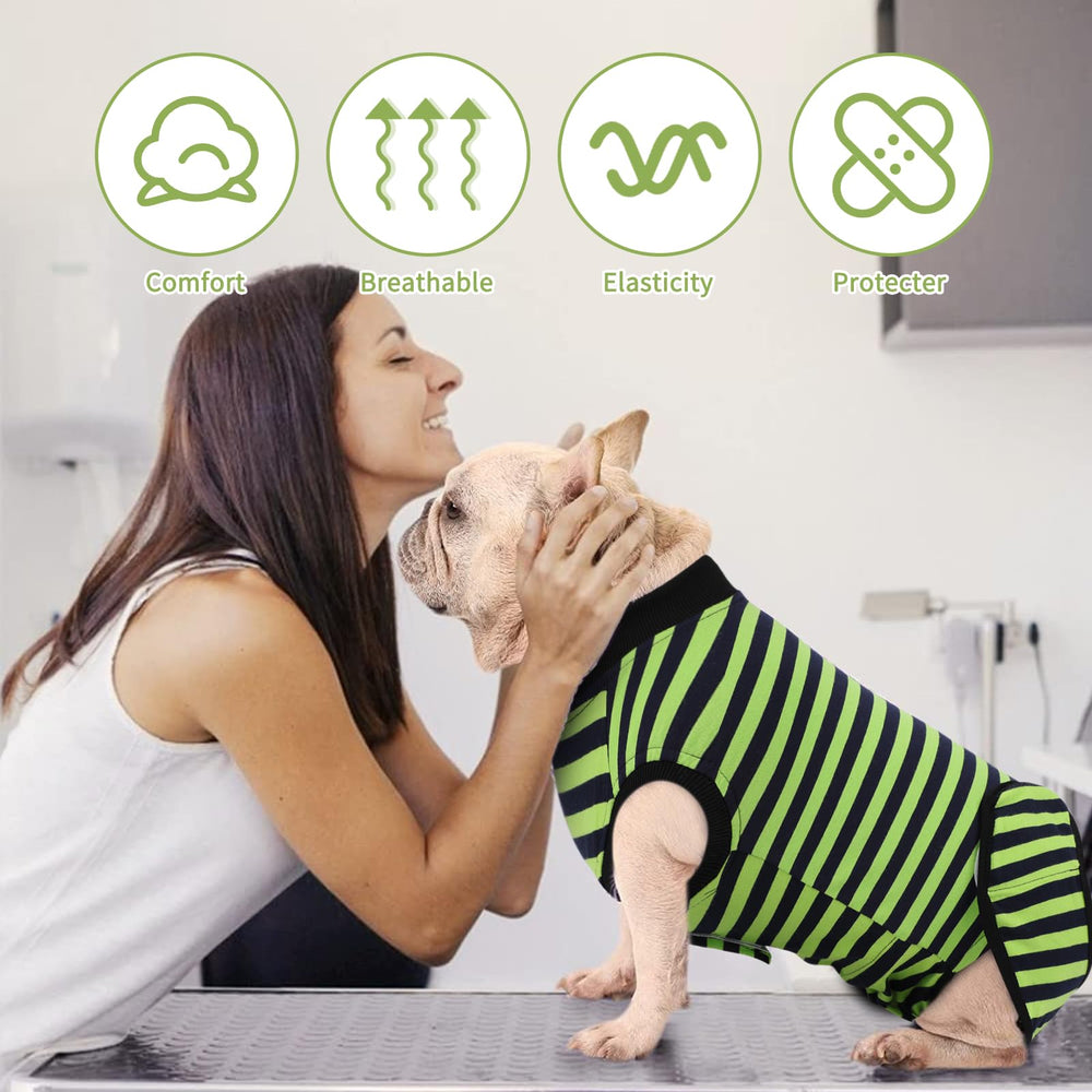 QUEARN cone-alternative dog shirt supports movement without restriction