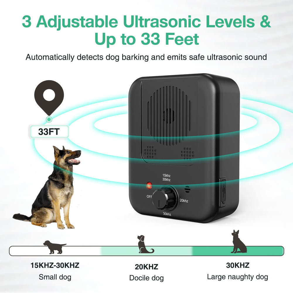 Queenmew device in use during a walk reduces barking disruption
