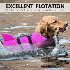 Queenmore dog life jacket showing adjustable straps for secure fit