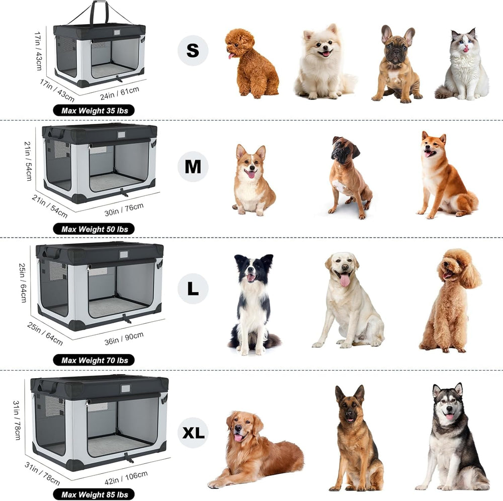 QUIBBLICK side-pocket storage keeps leashes and treats within easy reach.