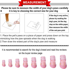QUMY dog shoes rugged-sole traction helps grip icy or wet surfaces.