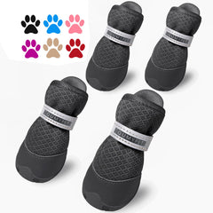 QUMY small dog shoes with back seam for quick on-off.