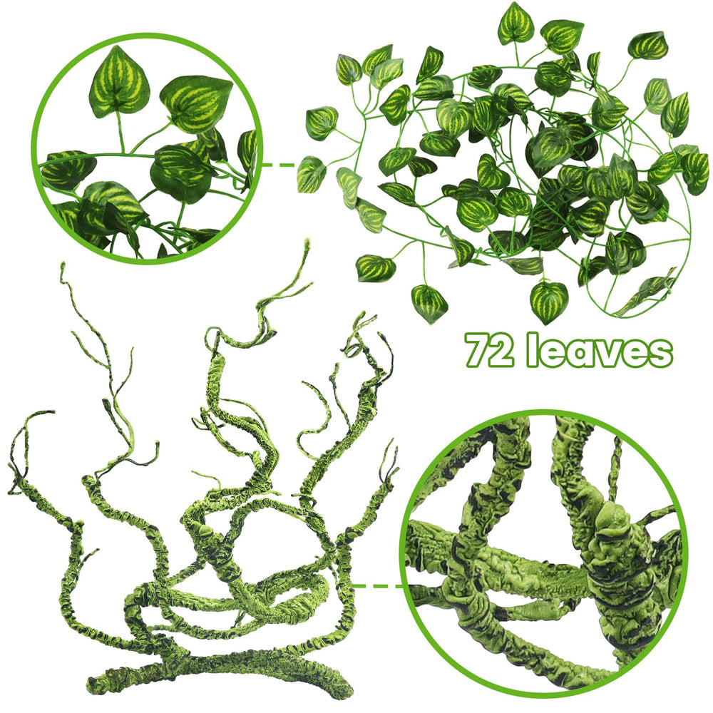 QUOZUO stand plants provide stable decor and climbing opportunities.