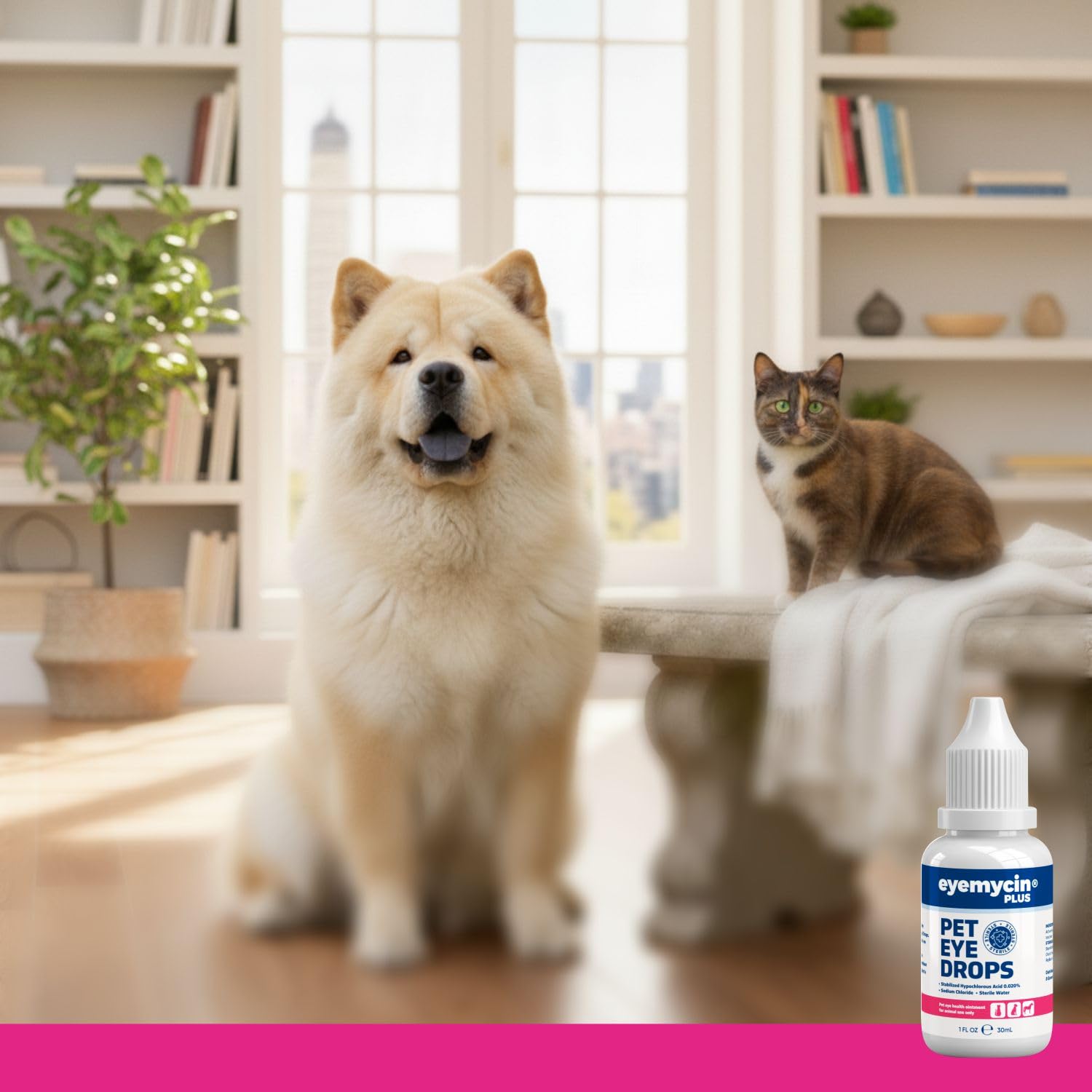QUQU Natural Eyemycin easy-to-use bottle facilitates quick eye care tasks.