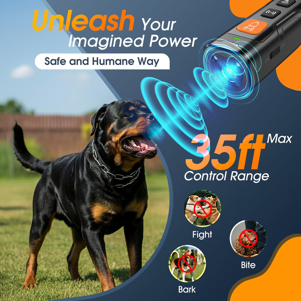 QVNNVQ bark deterrent used outdoors to manage neighbor dogs peacefully.