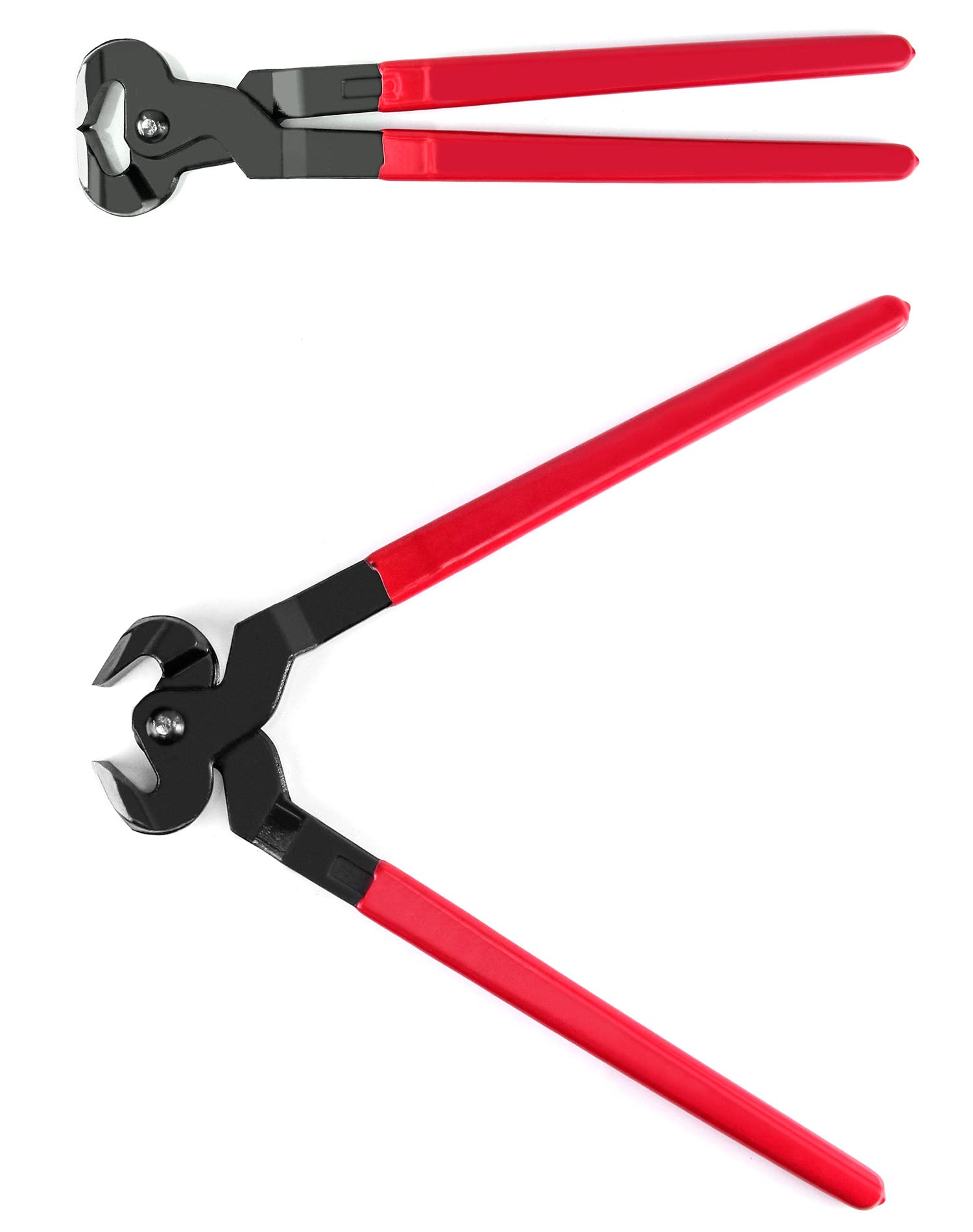 QWORK Hoof Nipper with plastic grip handles for comfortable use